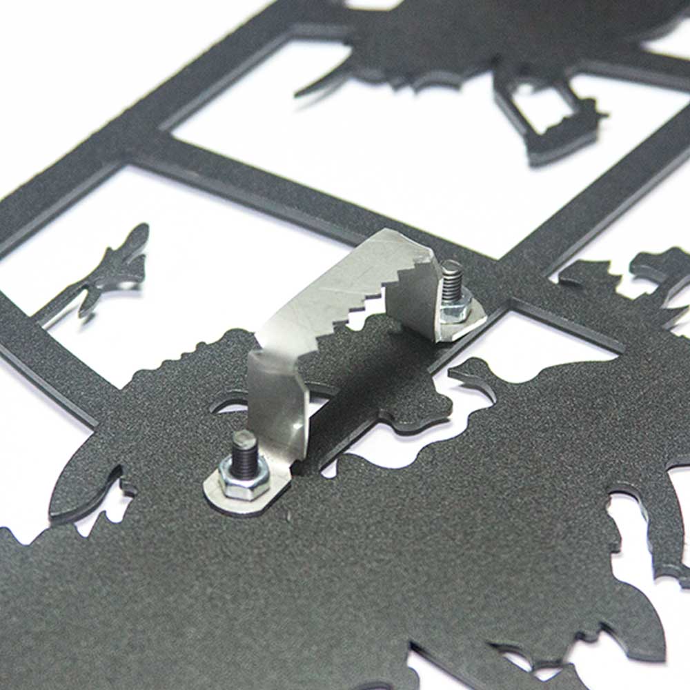 Geoit Metal World Map Wall Art