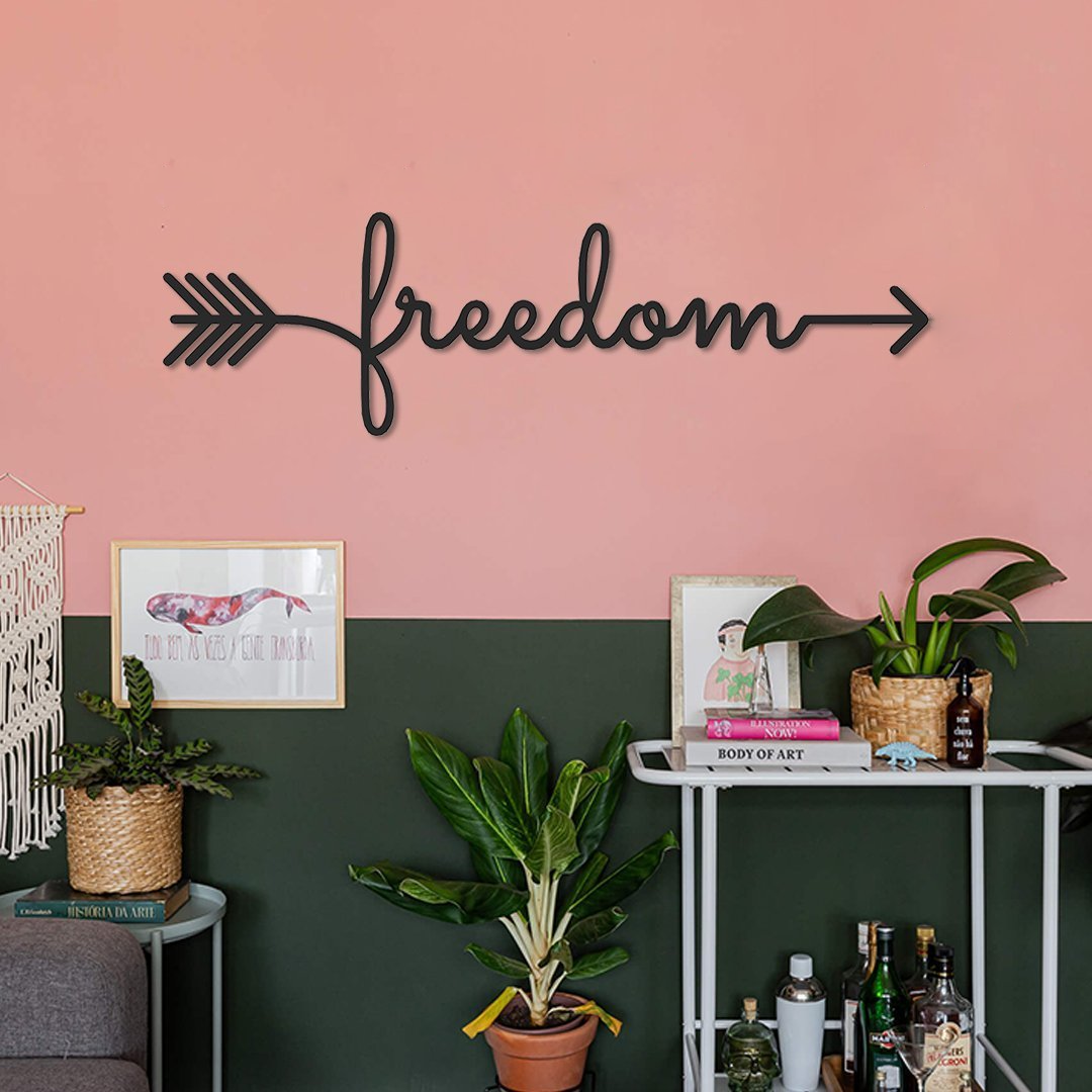 Freedom Metal Wall Art