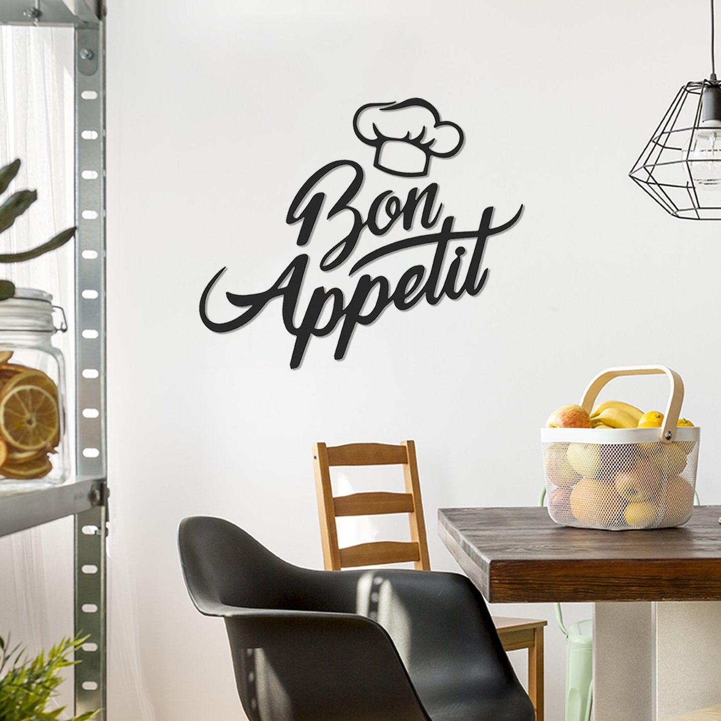 Bon Appetit Metal Wall Art