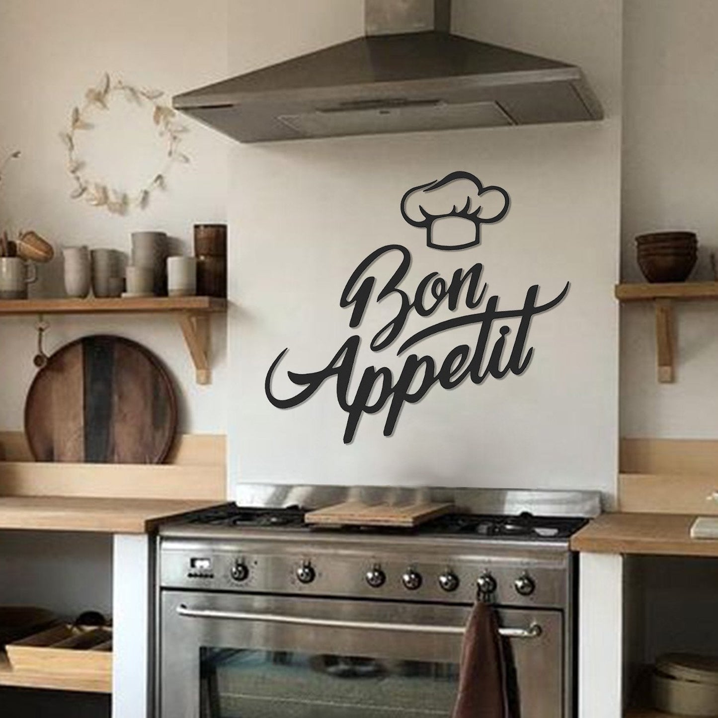 Bon Appetit Metal Wall Art