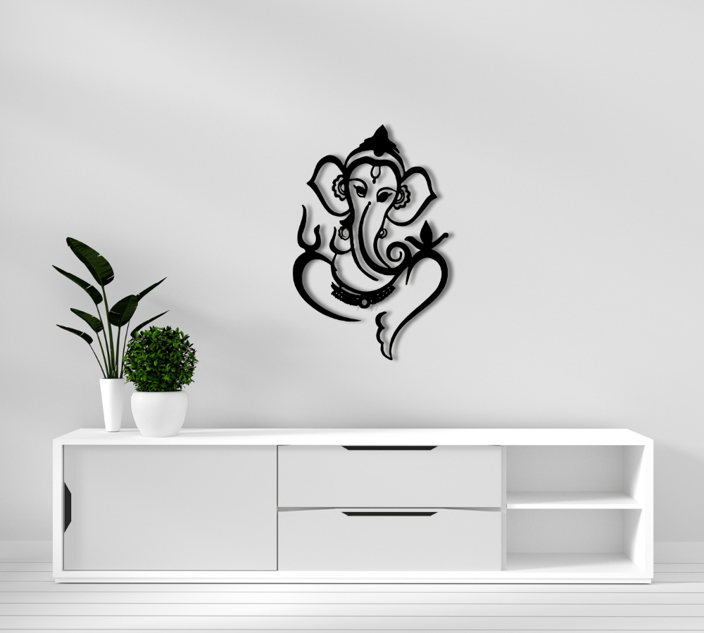 Ganesha Metal Wall Art