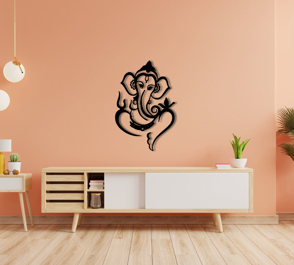 Ganesha Metal Wall Art