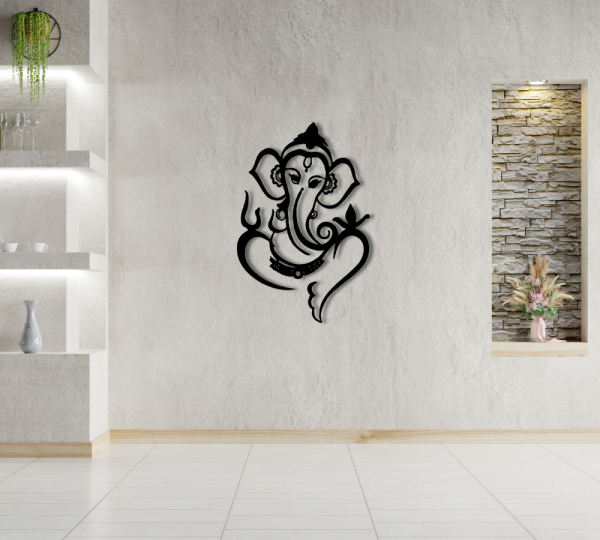 Ganesha Metal Wall Art