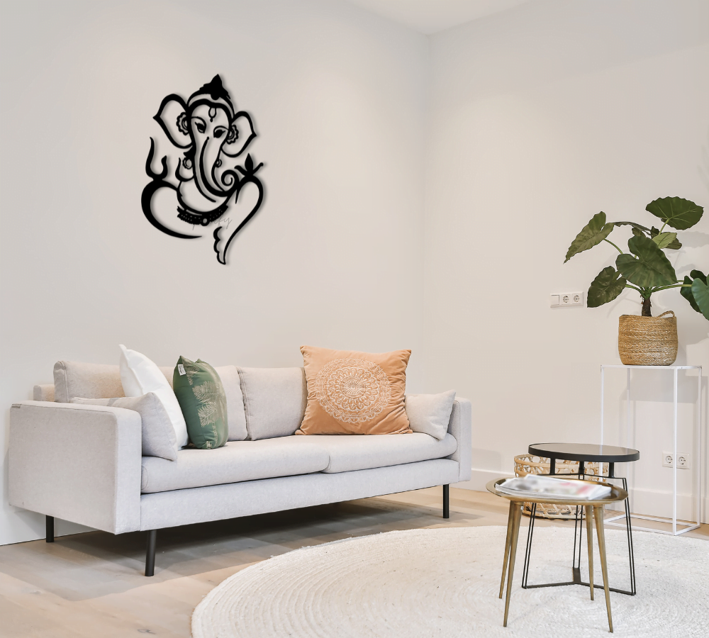 Ganesha Metal Wall Art