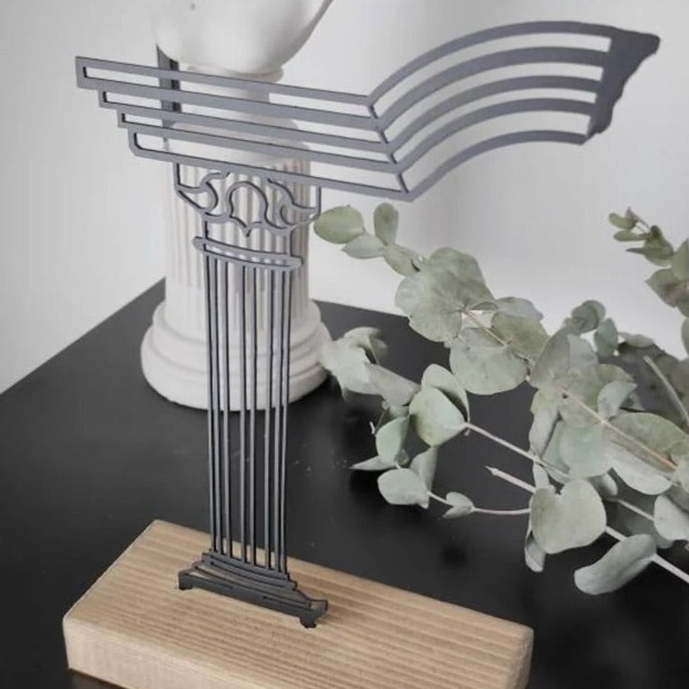 Ancient Column Shelf Decor