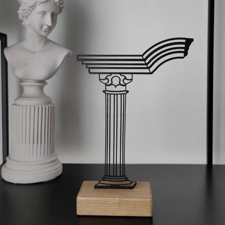 Ancient Column Shelf Decor
