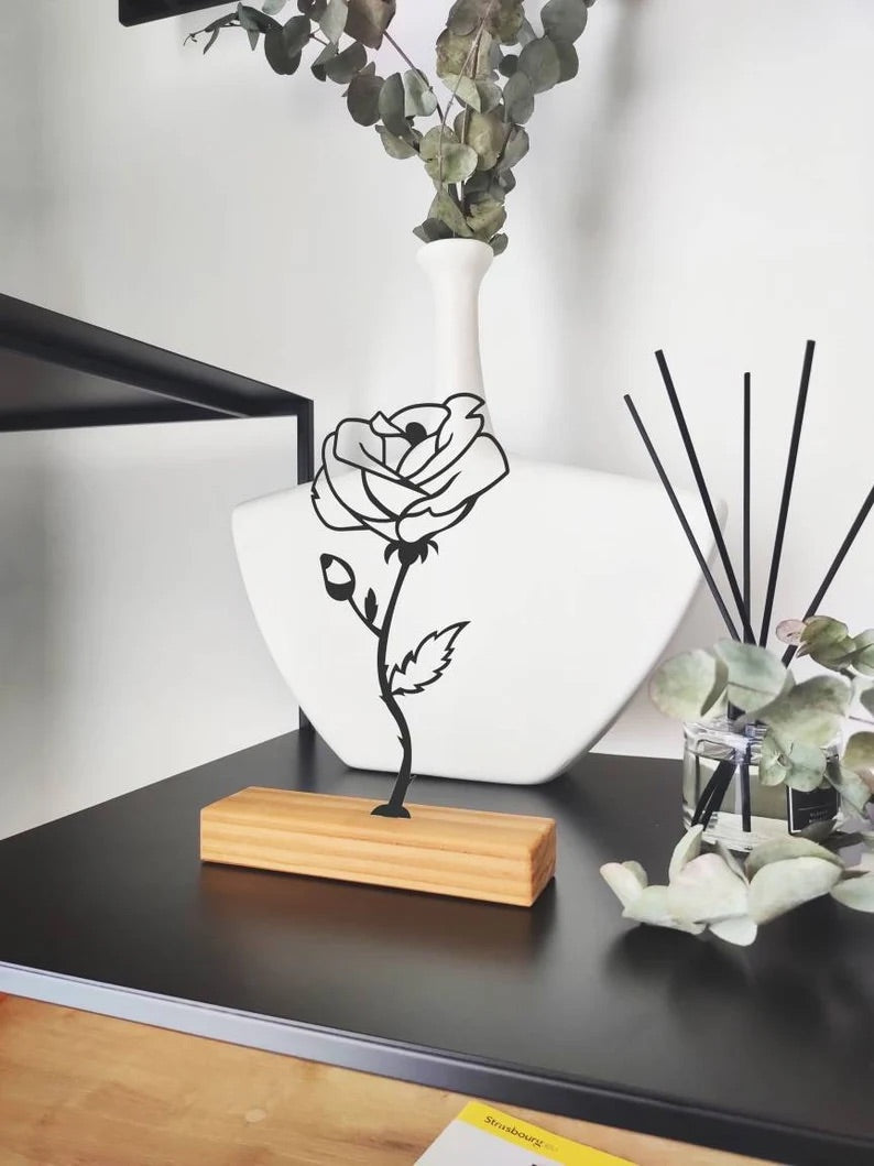 Rose Shelf Decor
