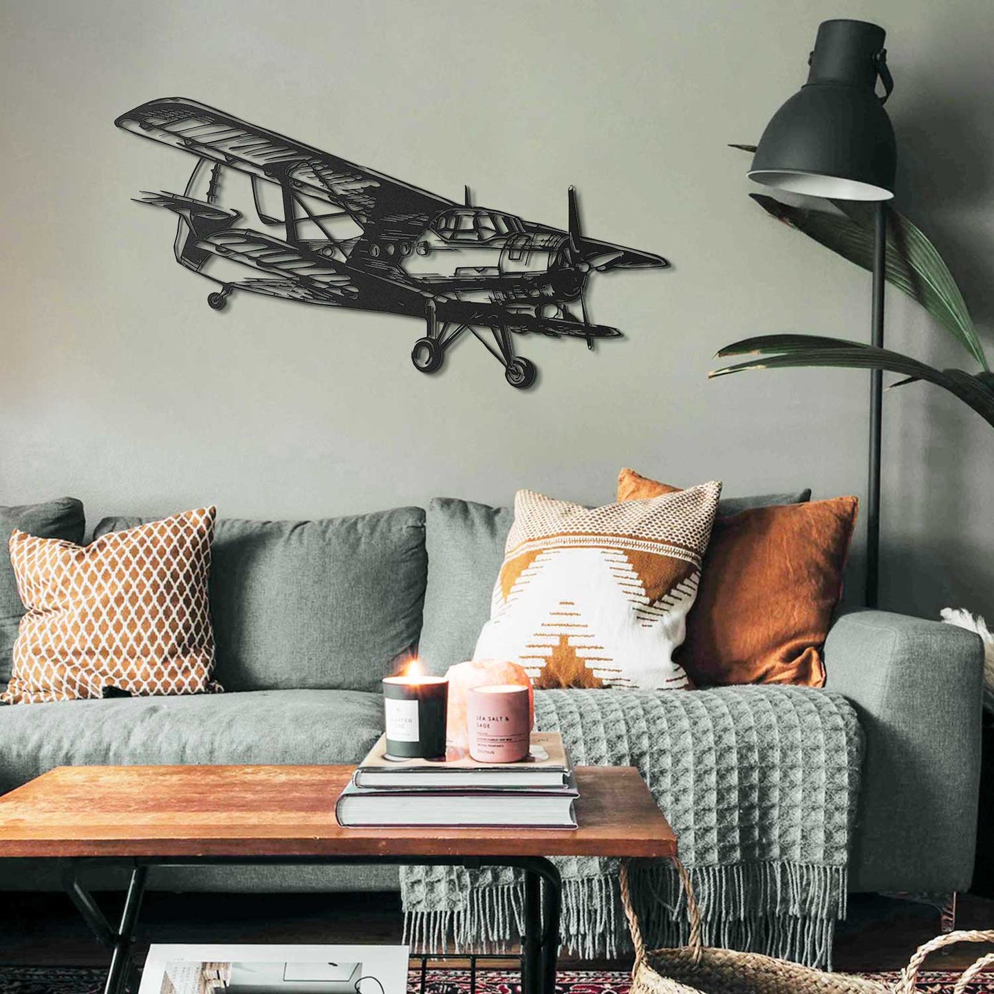 Airplane Metal Wall Art