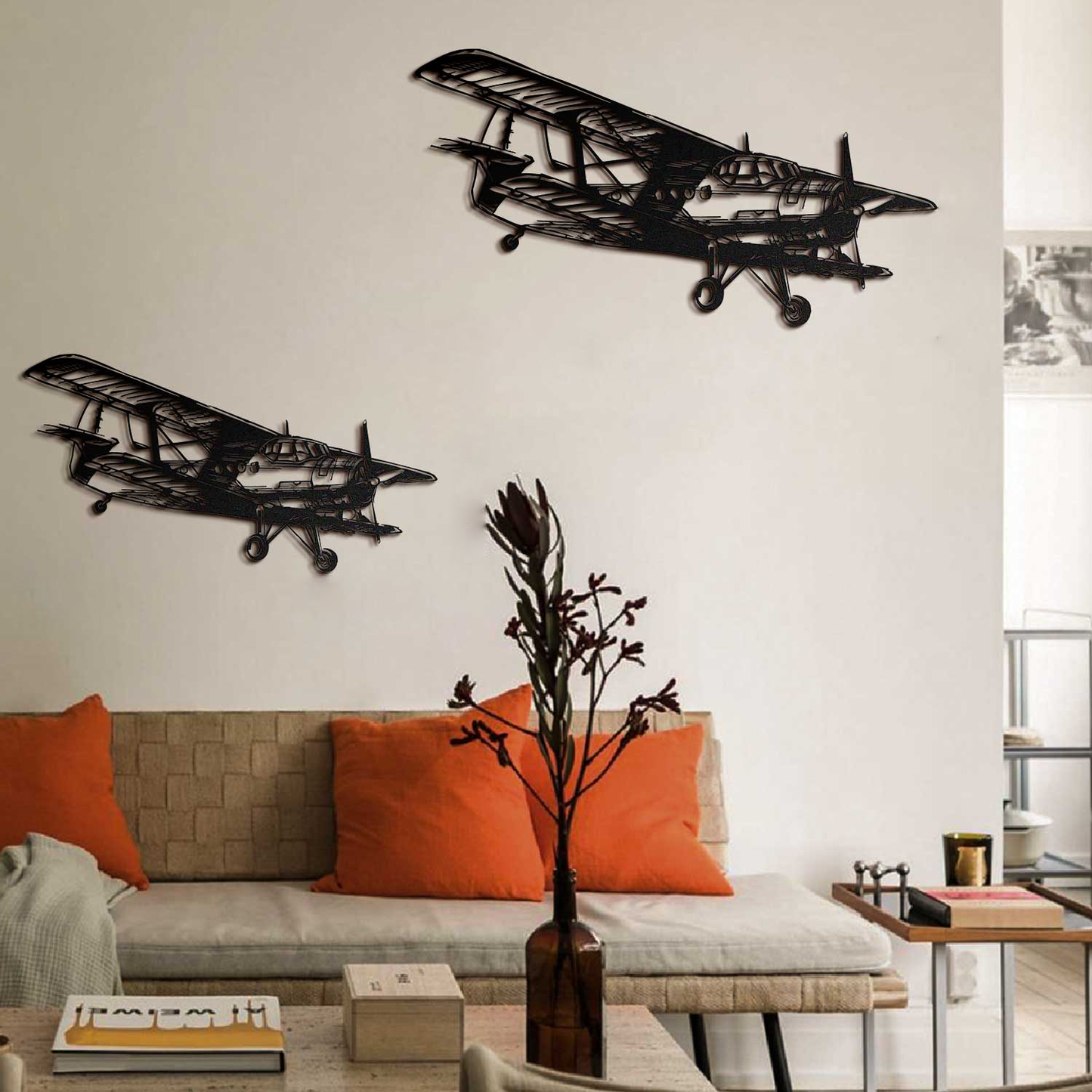 Airplane Metal Wall Art