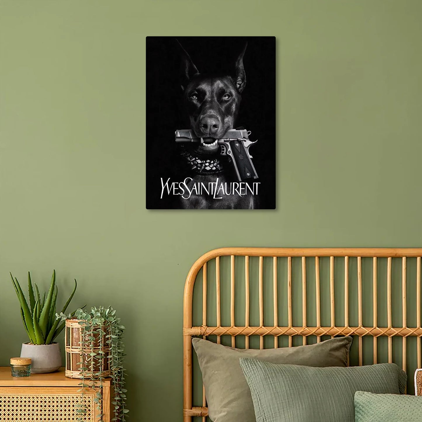 Saint Laurent Rebel Metal Poster