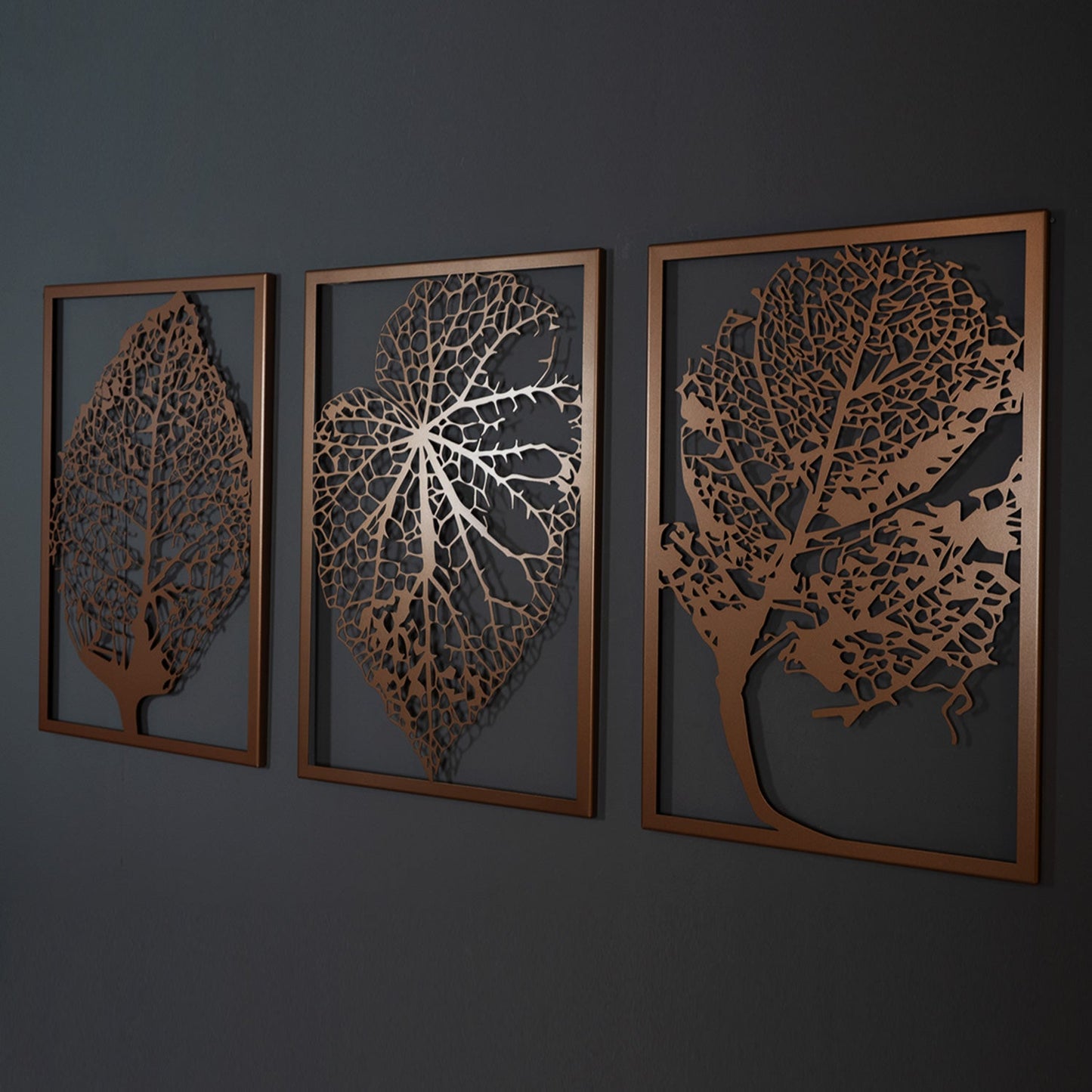 Autumn Metal Wall Art, Set of 3 Pieces