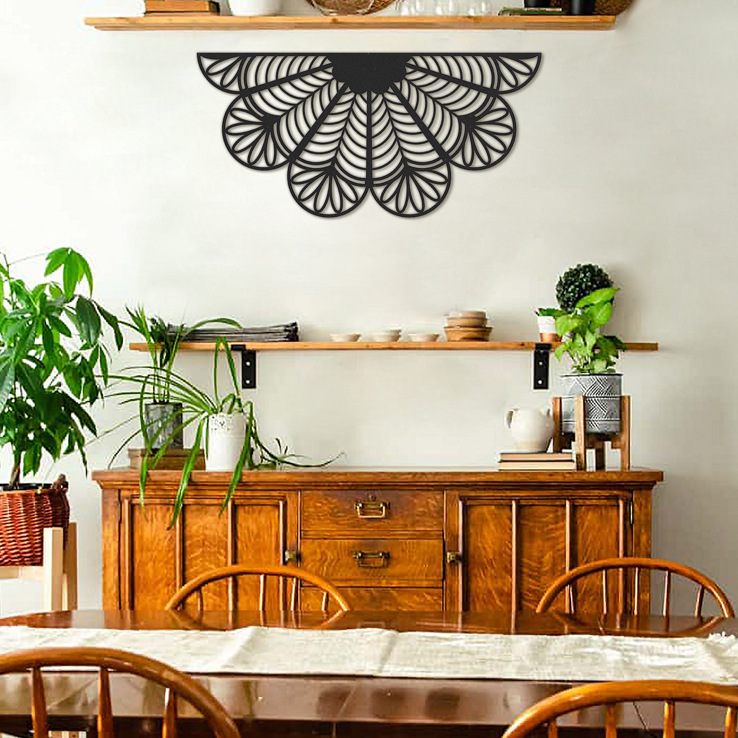 Bohemian Mandala Metal Wall Art