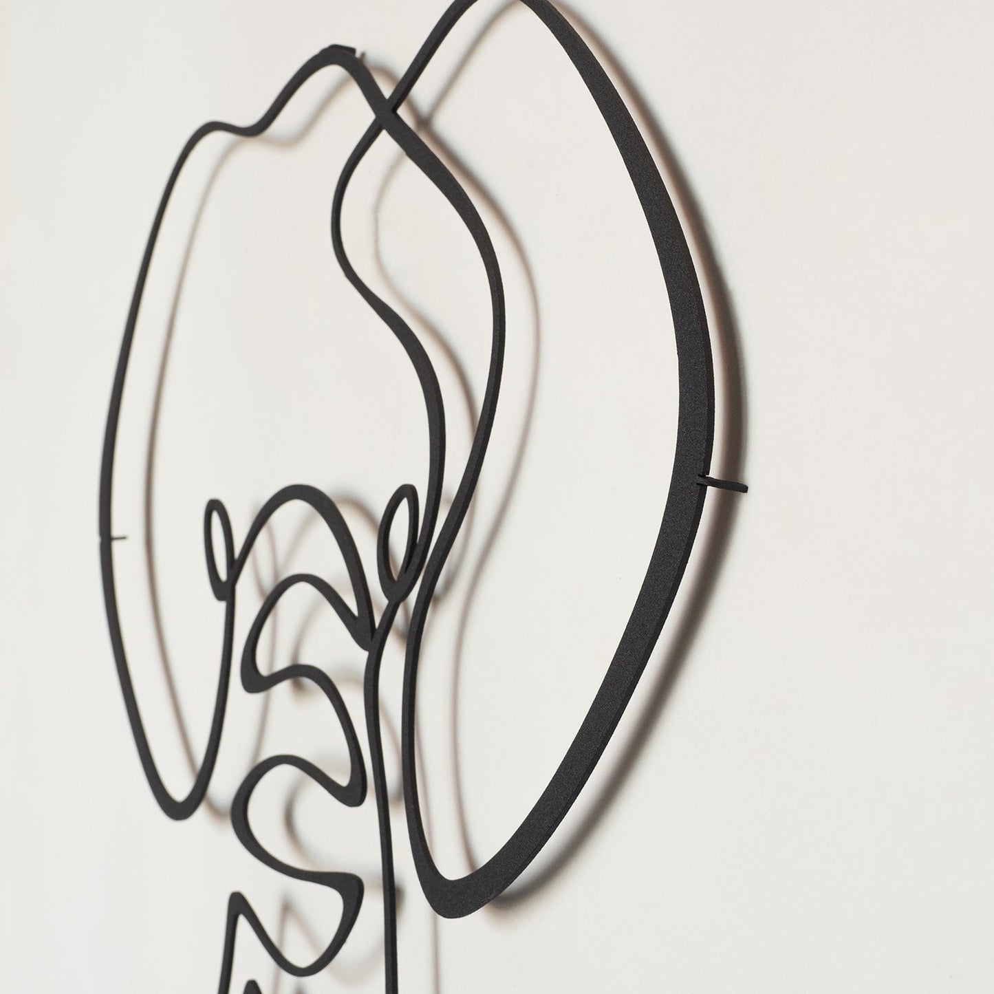 Elephant Metal Line Art