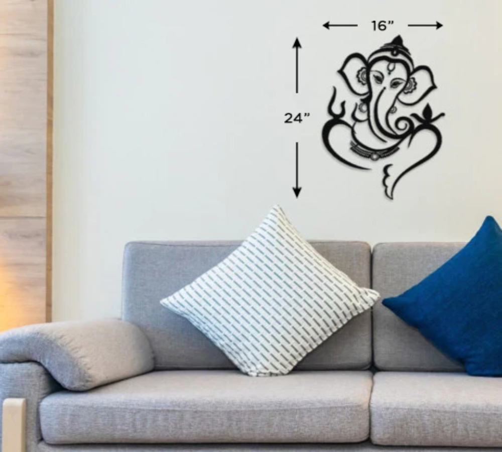 Ganesha Metal Wall Art