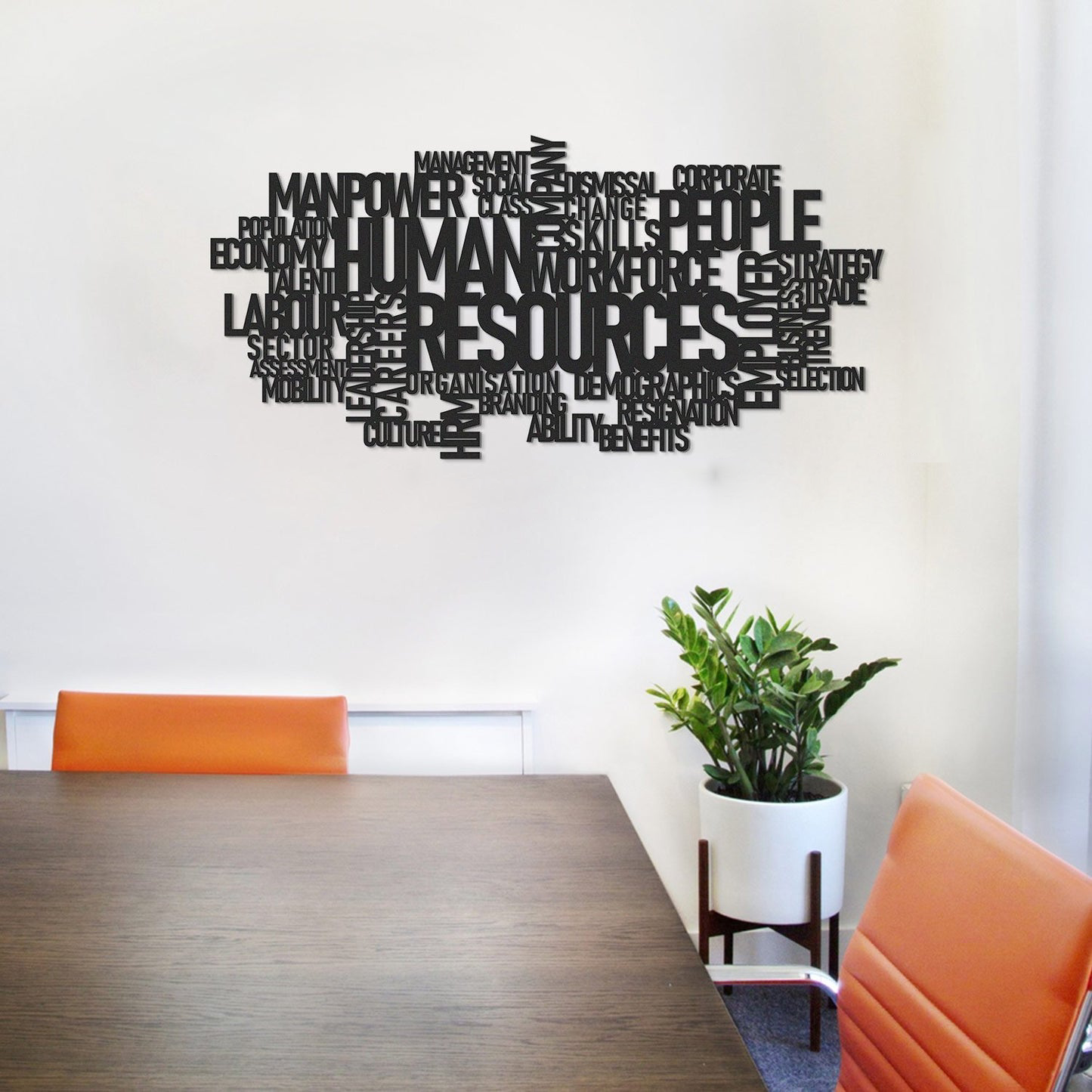 Human Resources Metal Wall Art