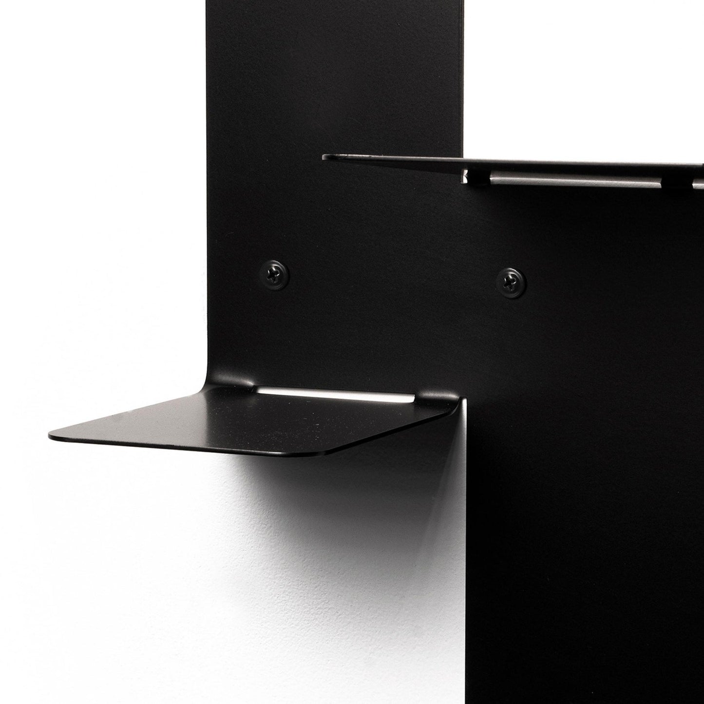 Floating wall shelf small metal