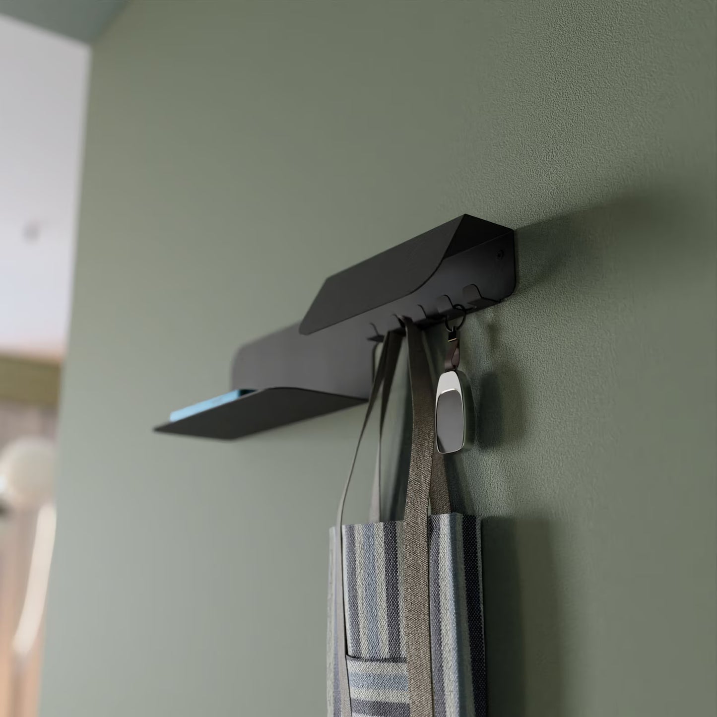Minimalist Entryway Floating Shelf Organizer
