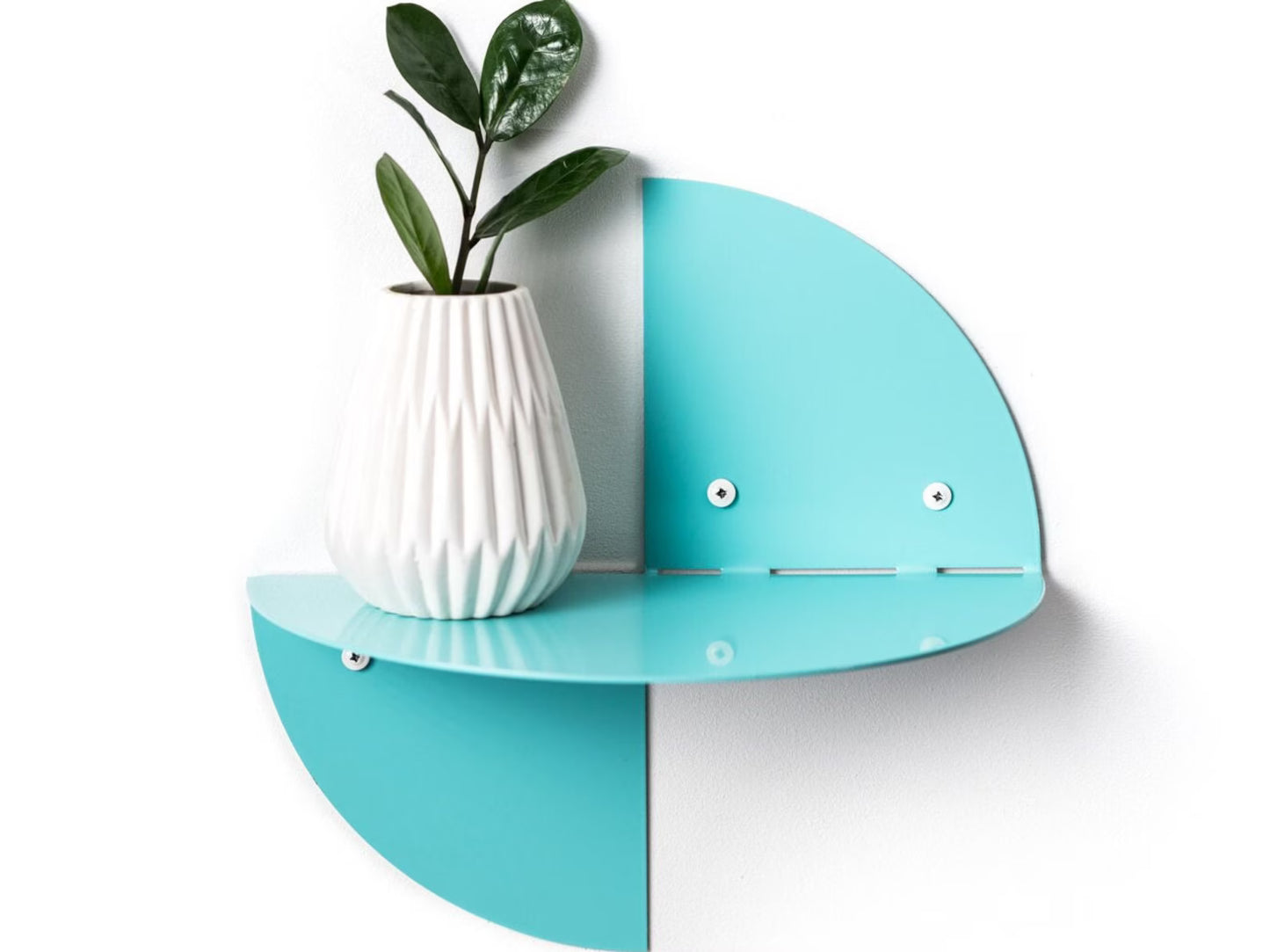 Small metal wall floating shelves