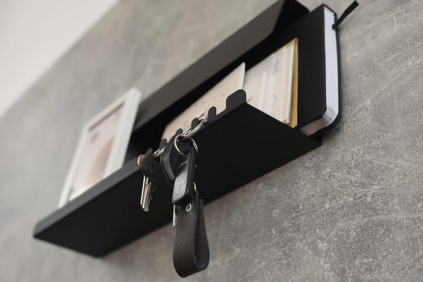 Unique wall mounted keys holder Industrial mail