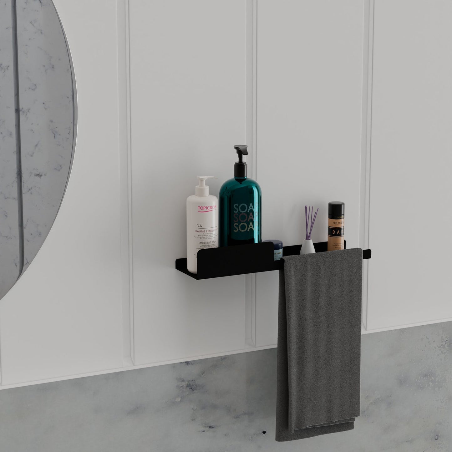 Modern Bathroom Metal Storage Shelf