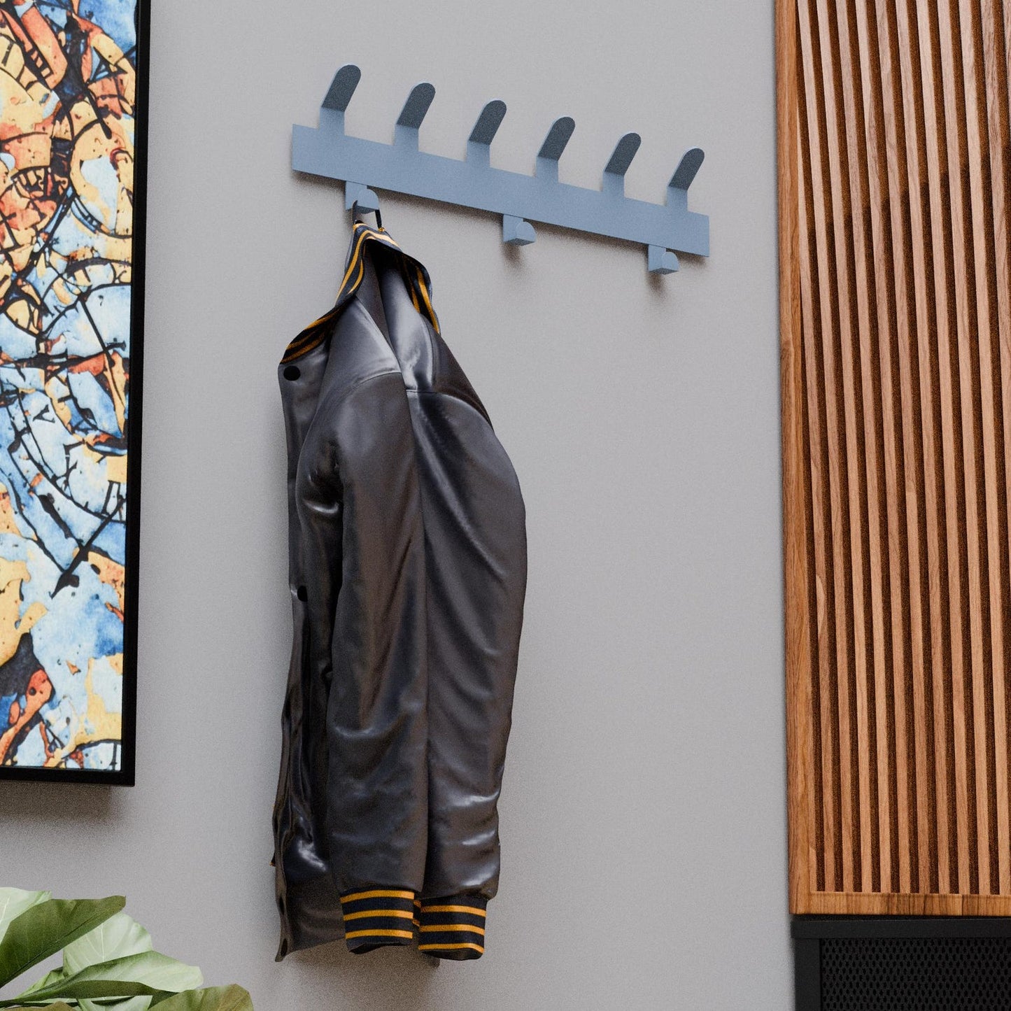 Wall Mounted Clothes Metal Hanger