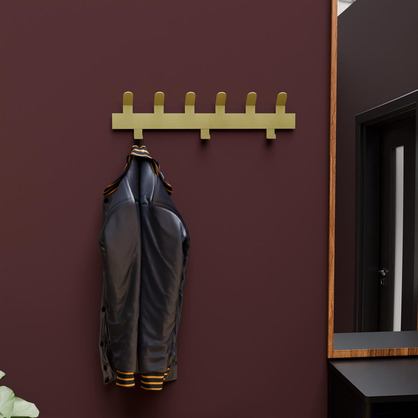 Wall Mounted Clothes Metal Hanger