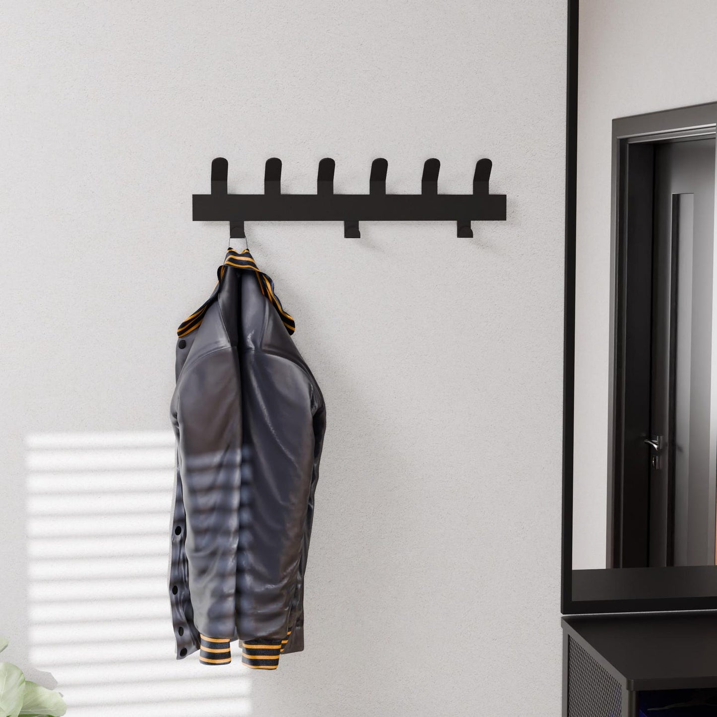Wall Mounted Clothes Metal Hanger