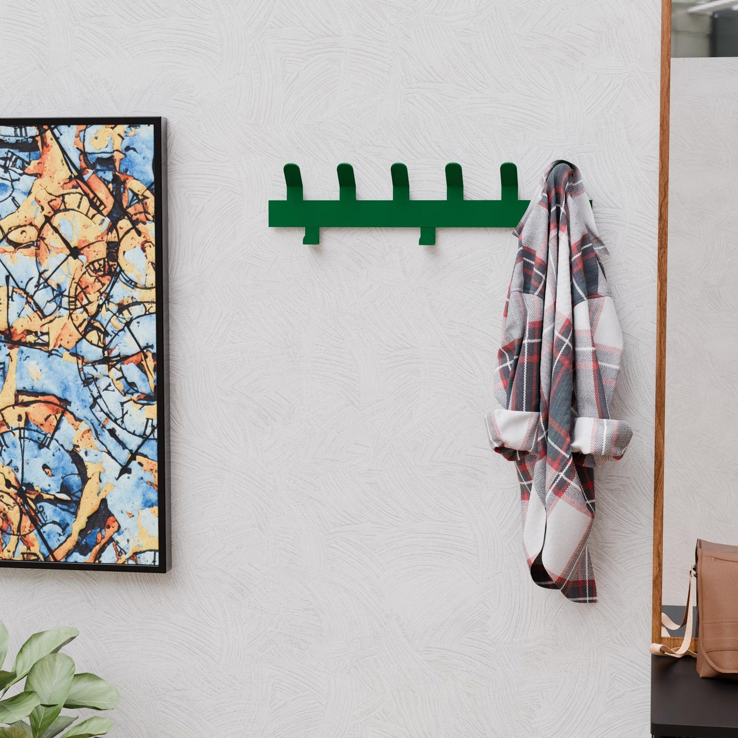 Wall Mounted Clothes Metal Hanger