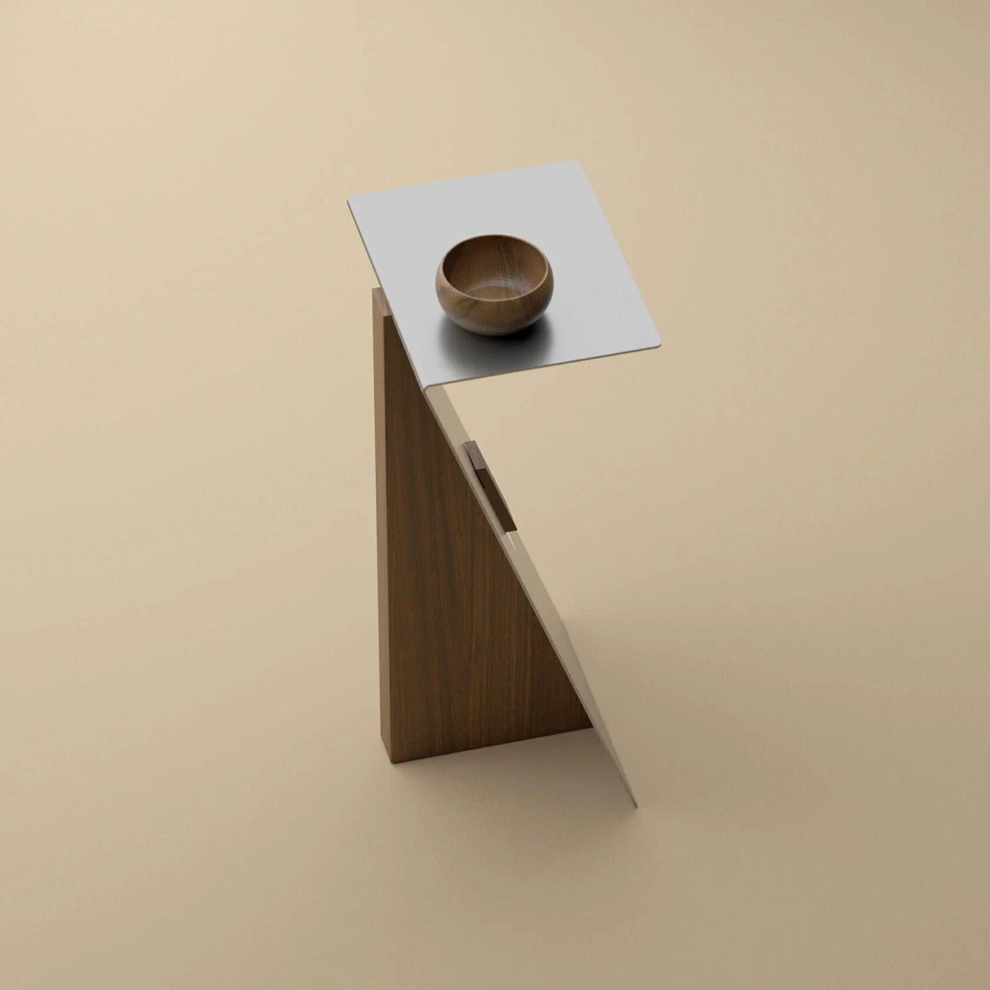 WoodForge Metal Coffee Stand