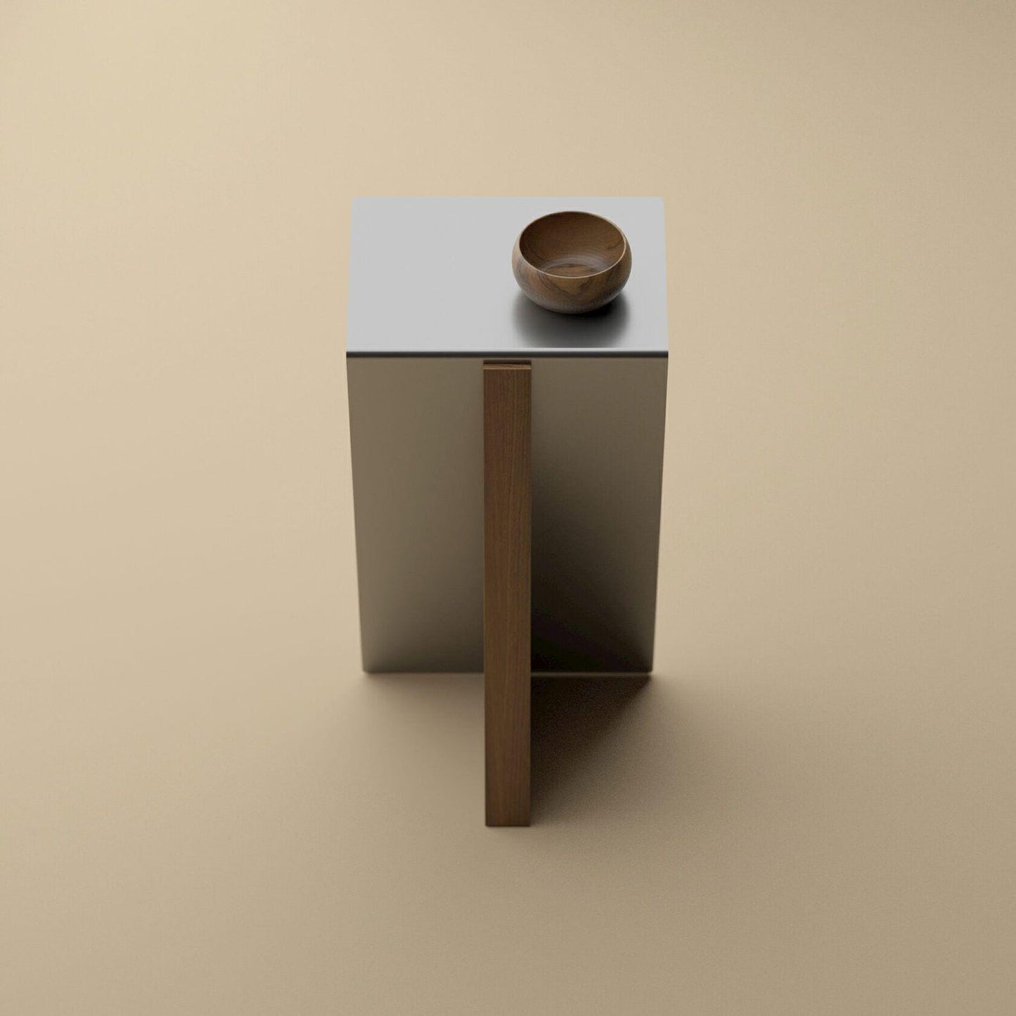 WoodForge Metal Coffee Stand