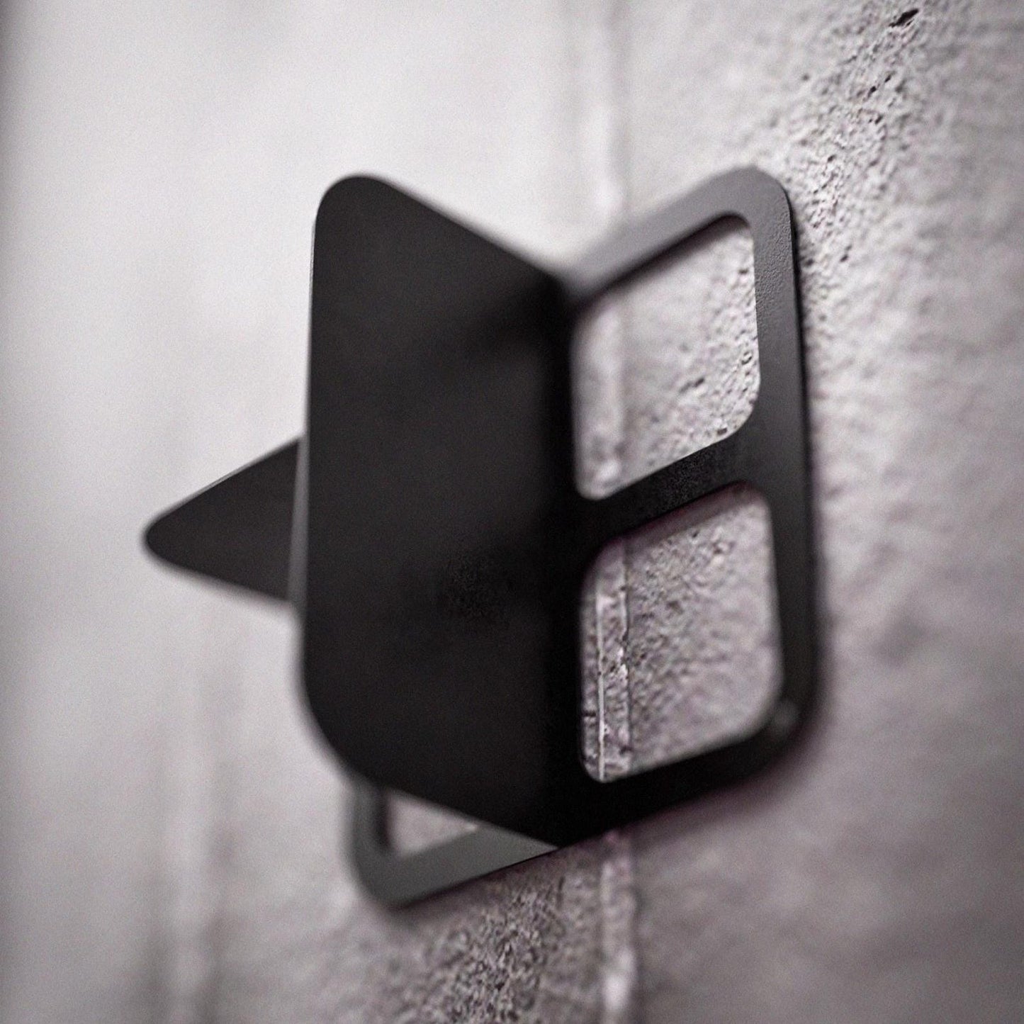 Metal Wall Decor Floating Book Shelf