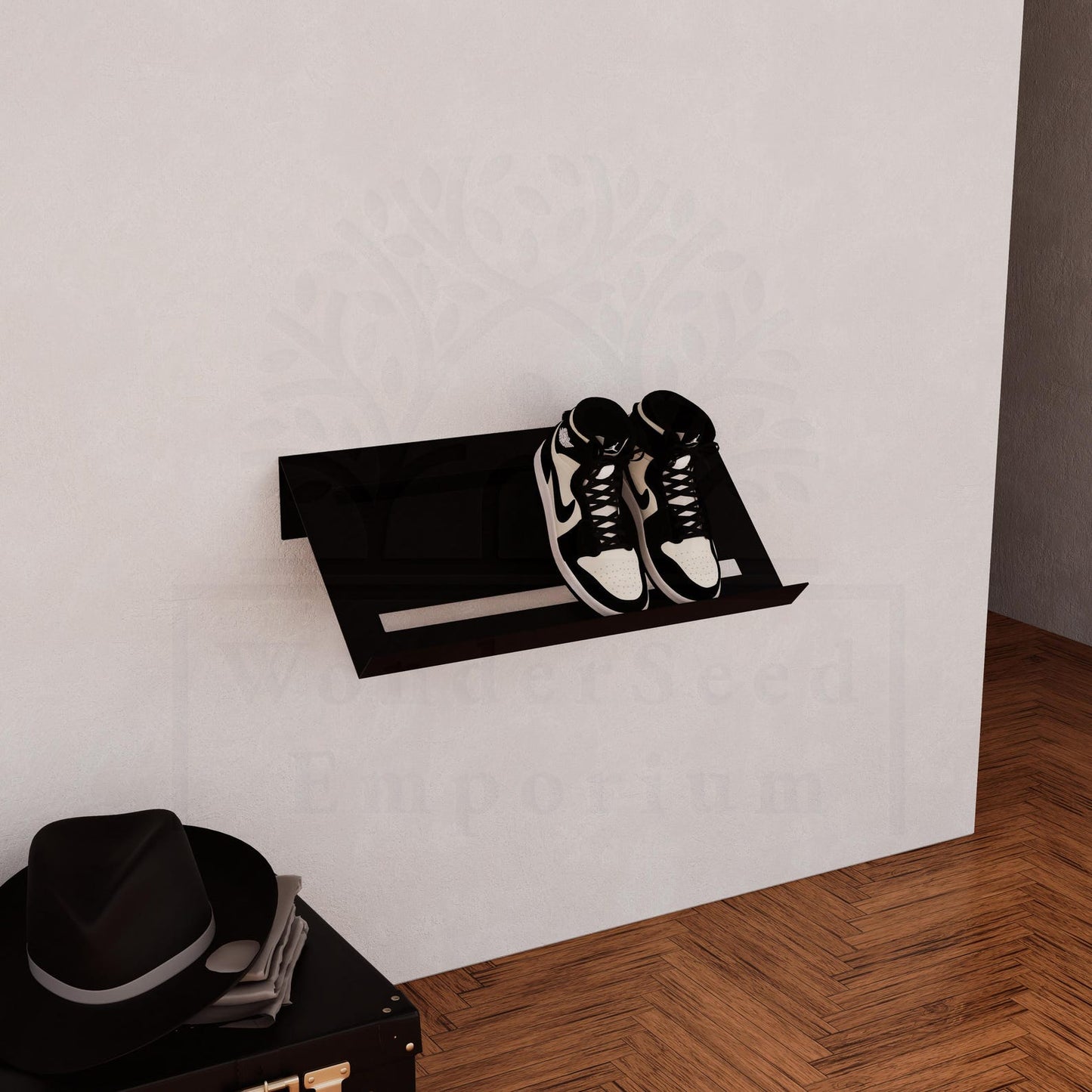Wall Mounted Shoe Metal Rack