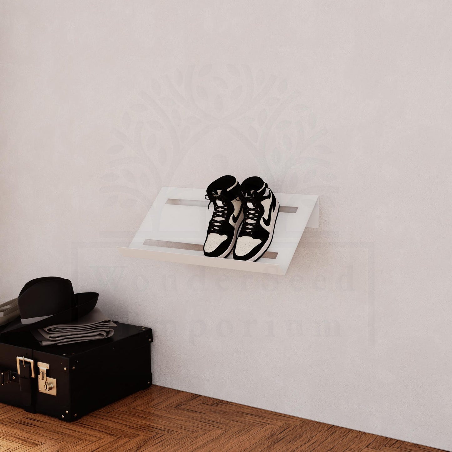 Wall Mounted Shoe Metal Rack