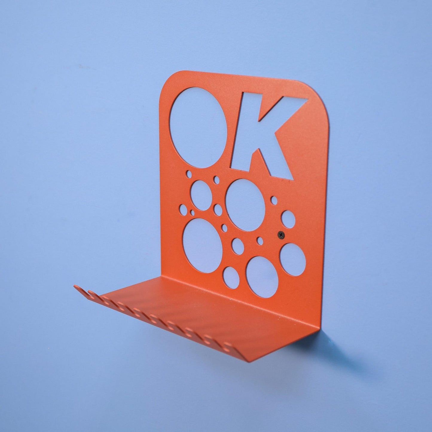 Wall Key Holder Floating Shelf Metal