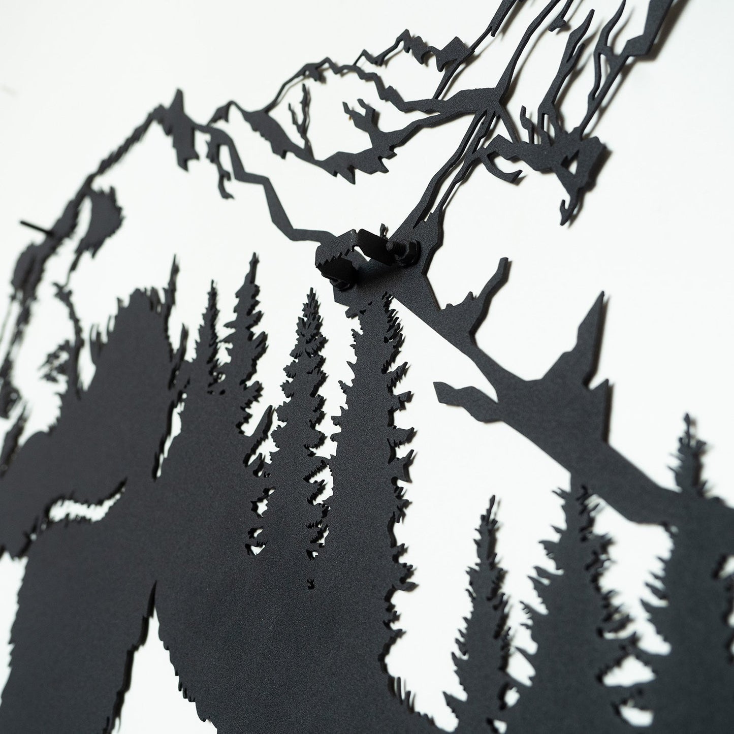 Landscape Bear Metal Wall Art