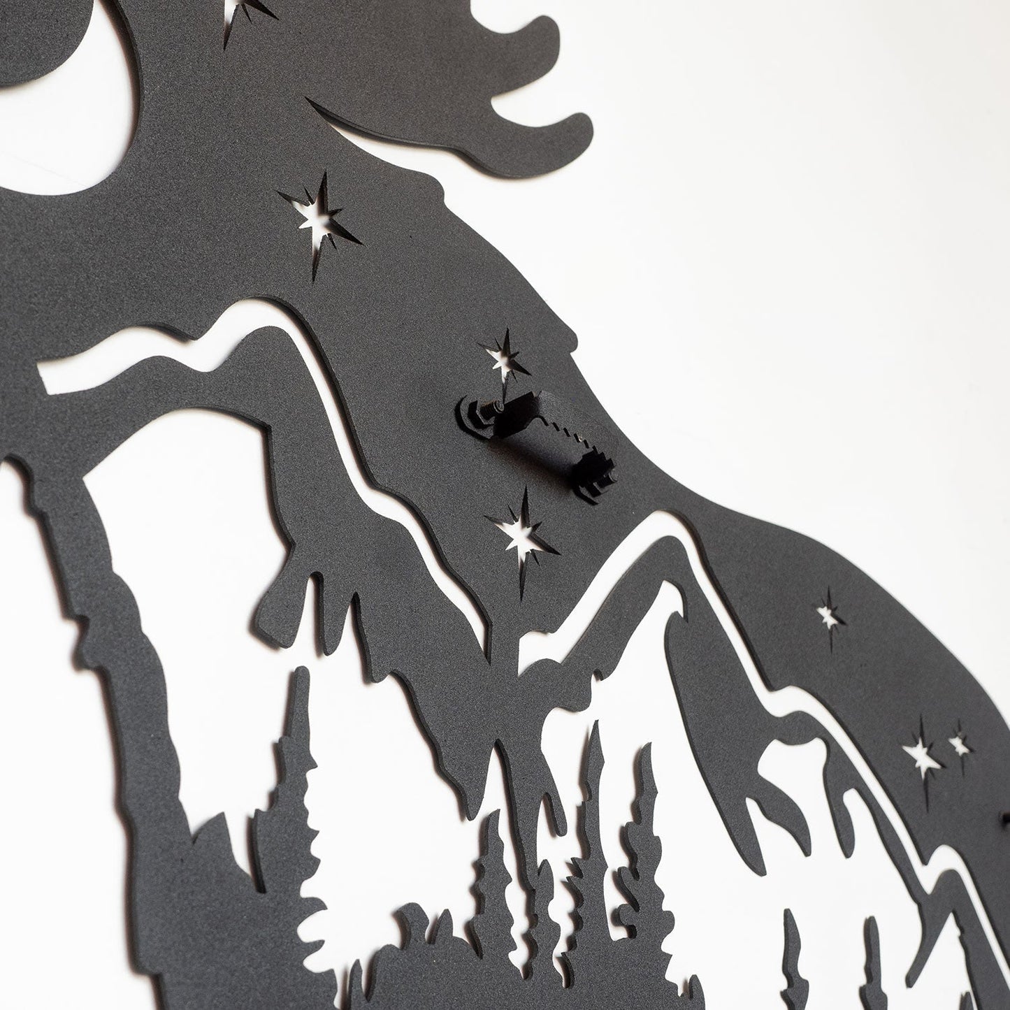 Landscape Moose Metal Wall Art
