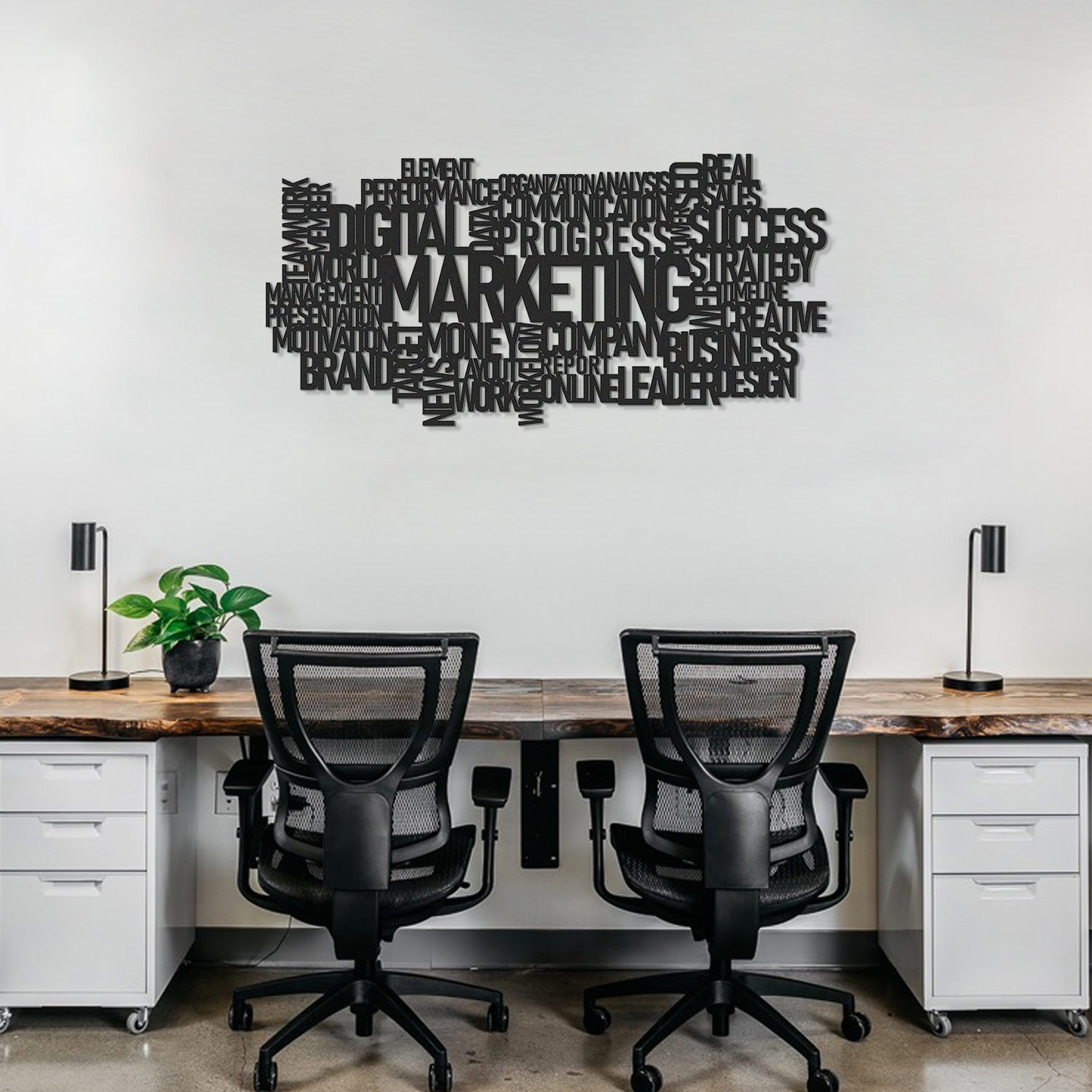 Marketing Metal Wall Art