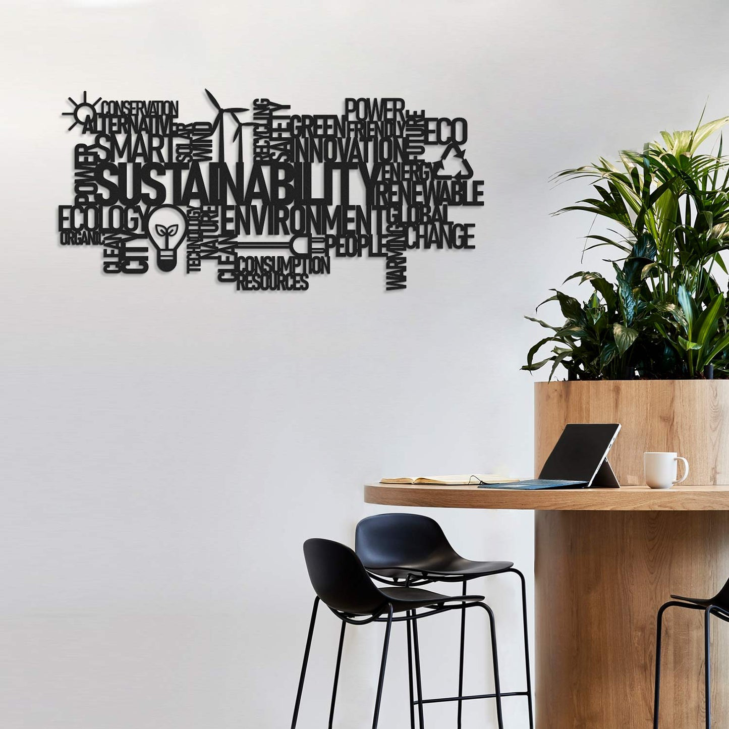 Sustainability Metal Wall Art