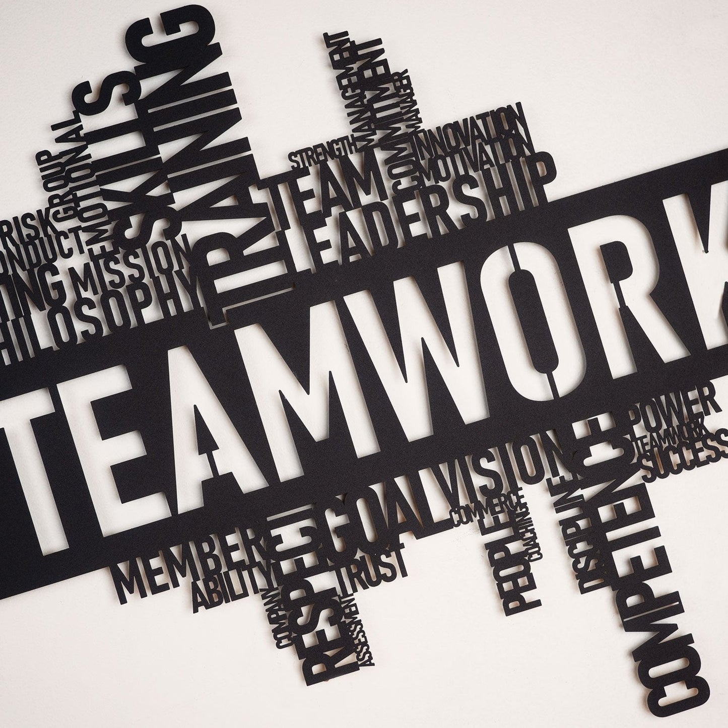 Teamwork Metal Wall Art