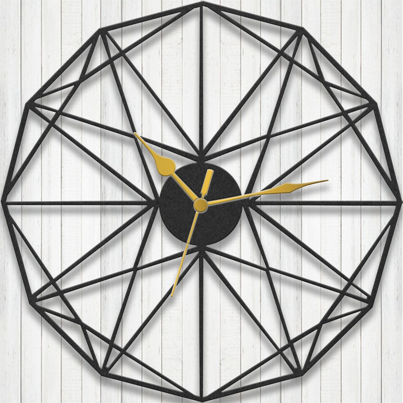 Clockwise Metal Wall Clock