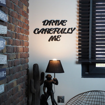 Yasemin Arpac - Drive Carefully Me Metal Wall Art, Set of 3 Pieces