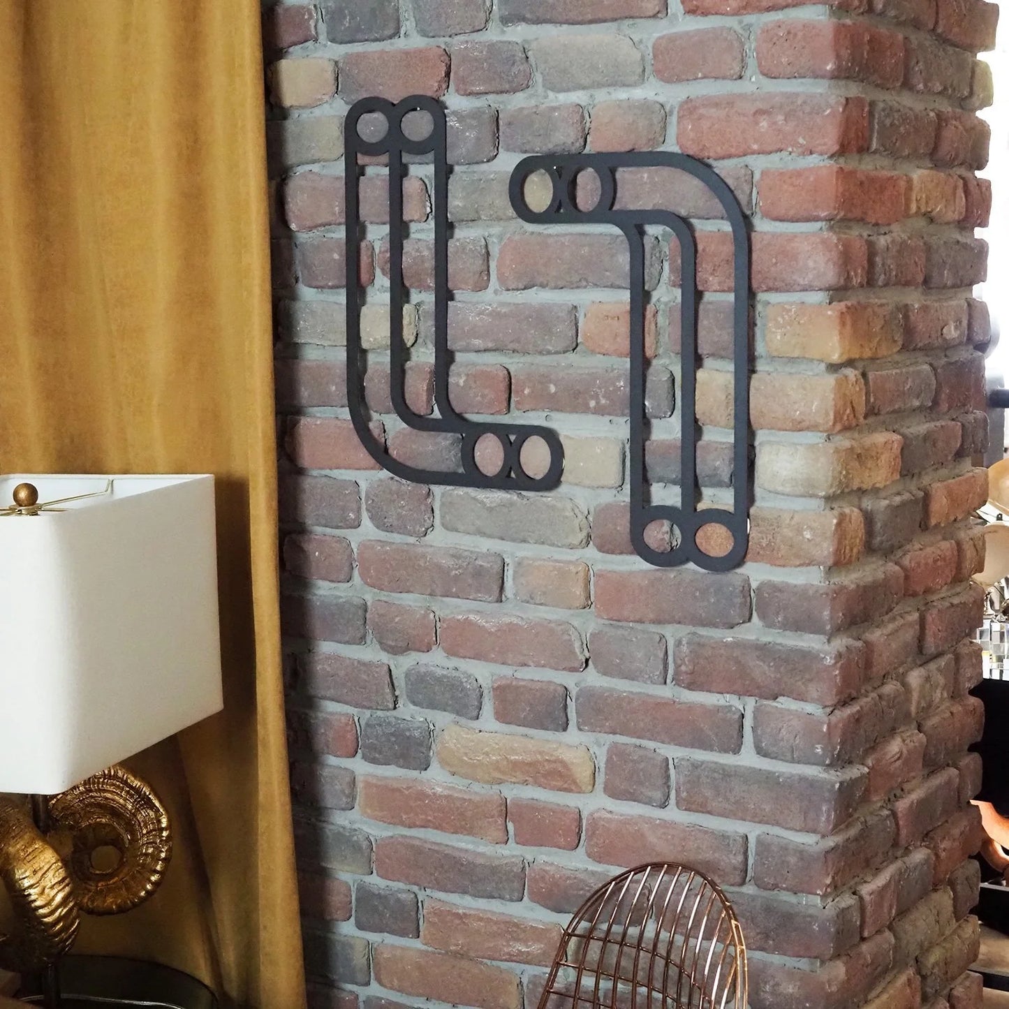 Jale Kulin - J Block Set of 2 Metal Wall Art - APH160