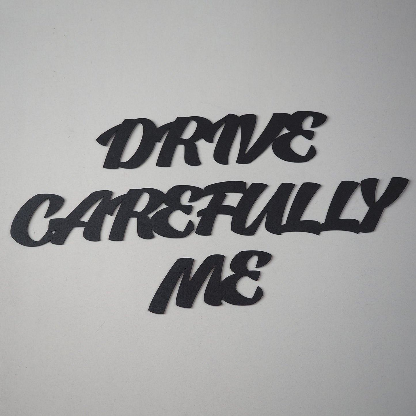 Yasemin Arpac - Drive Carefully Me Metal Wall Art, Set of 3 Pieces