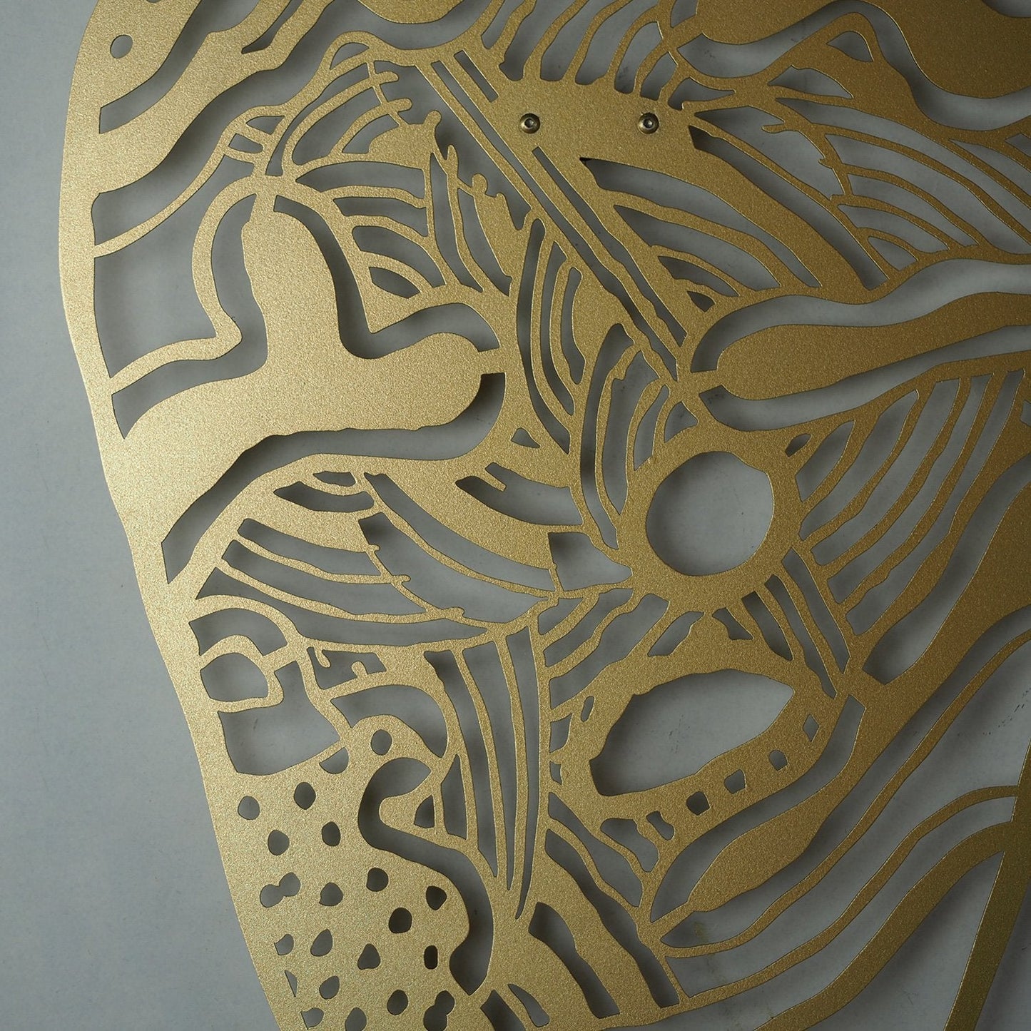 Esin Kalender Leaf Metal Wall Art