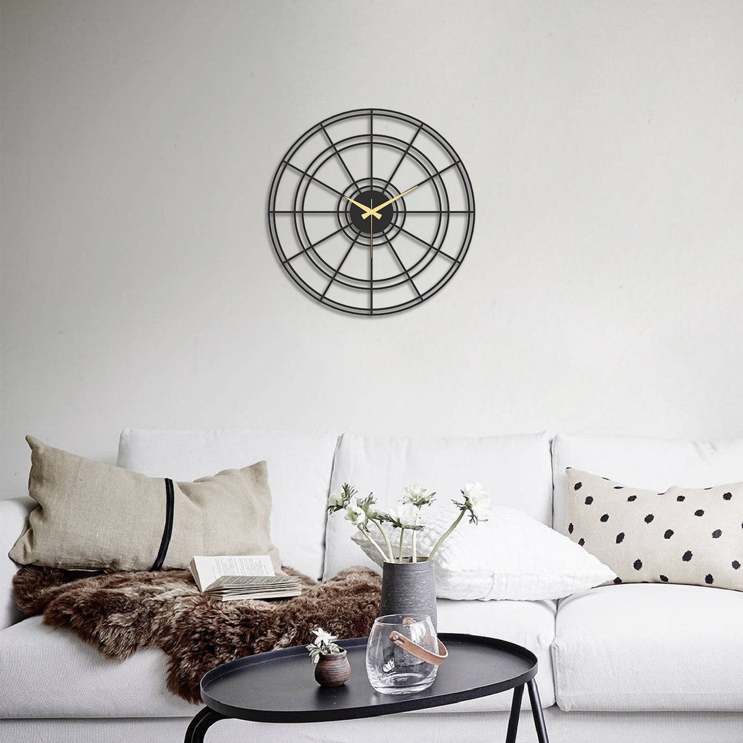 Chronometry Metal Wall Clock