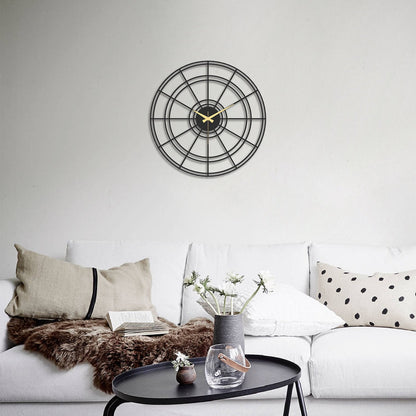 Chronometry Metal Wall Clock