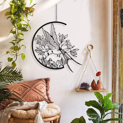 Swallow Metal Wall Art
