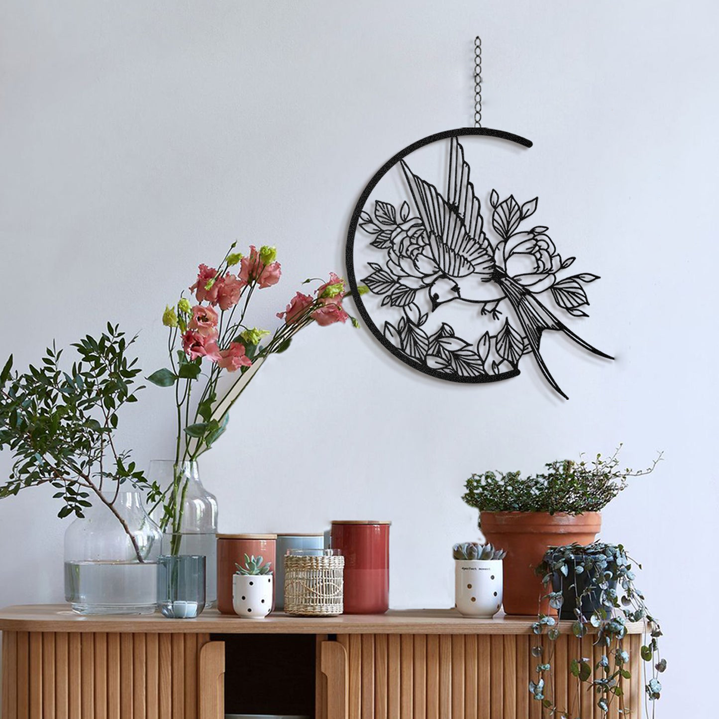 Swallow Metal Wall Art