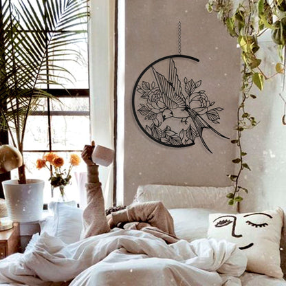 Swallow Metal Wall Art