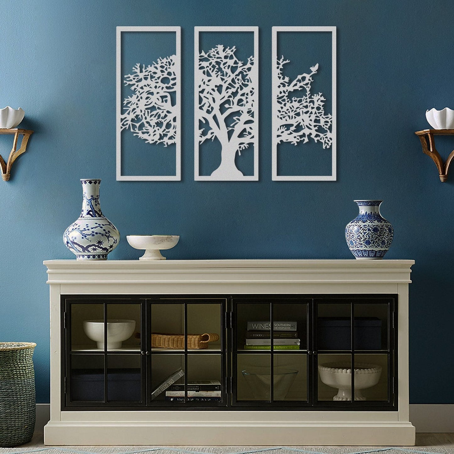 Percea Metal Wall Art, Set of 3 Pieces